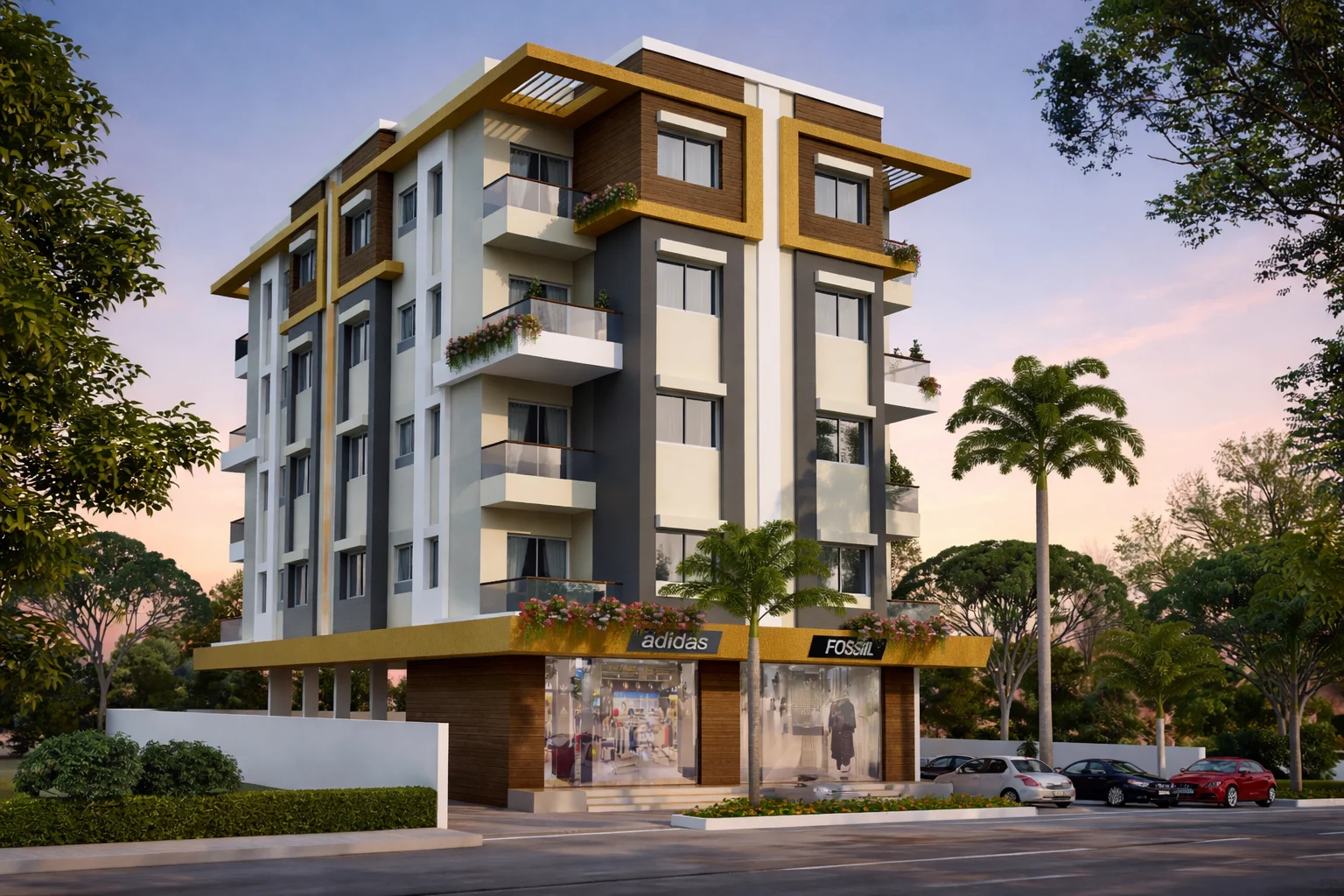 Ravi Arcade — completed residential and commercial development